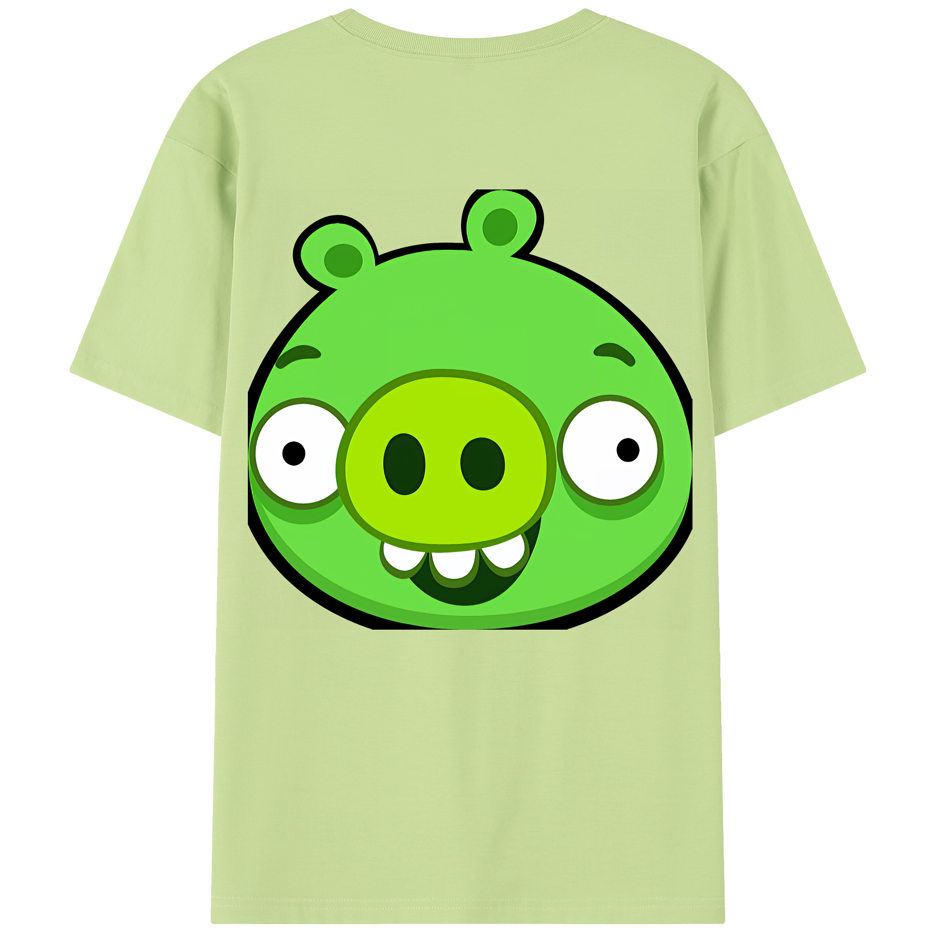 （画像用） Angry Birds アングリーバード 綿100％半袖Tシャツ（背面プリント）